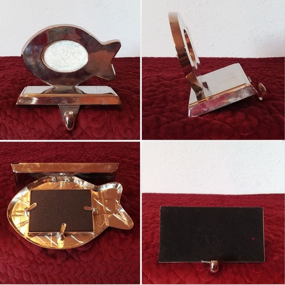 Picture Frame Christmas Stocking Holder Weighted - Picture 6 of 6